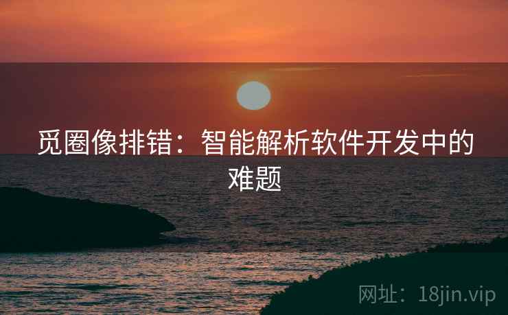 觅圈像排错：智能解析软件开发中的难题